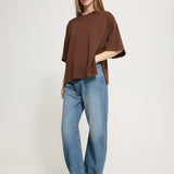 Camiseta ICHI Ihnaida Chicory Coffee - ECRU