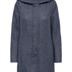 Abrigo ONLY Sedona Azul Maritime Blue - ECRU
