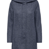 Abrigo ONLY Sedona Azul Maritime Blue - ECRU