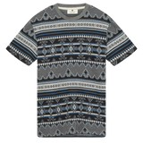 ANERKJENDT Akkikki Jacquard Dark Gray T-shirt