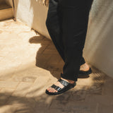 GENUINS Hawaii Alpaca Black Sandal