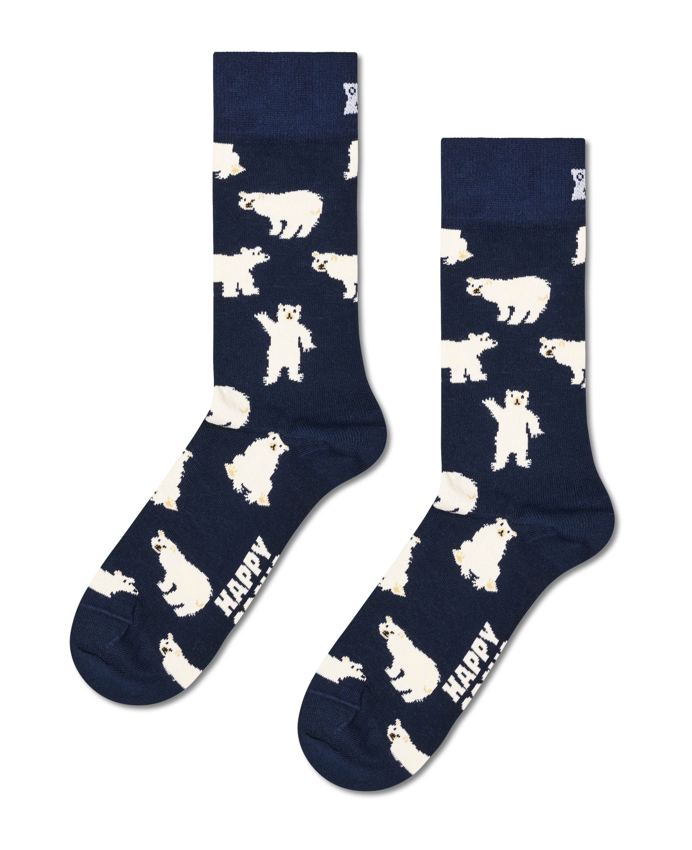 Calcetines HAPPY SOCKS Bear Sock - Azul - foto de producto sobre fondo transparente