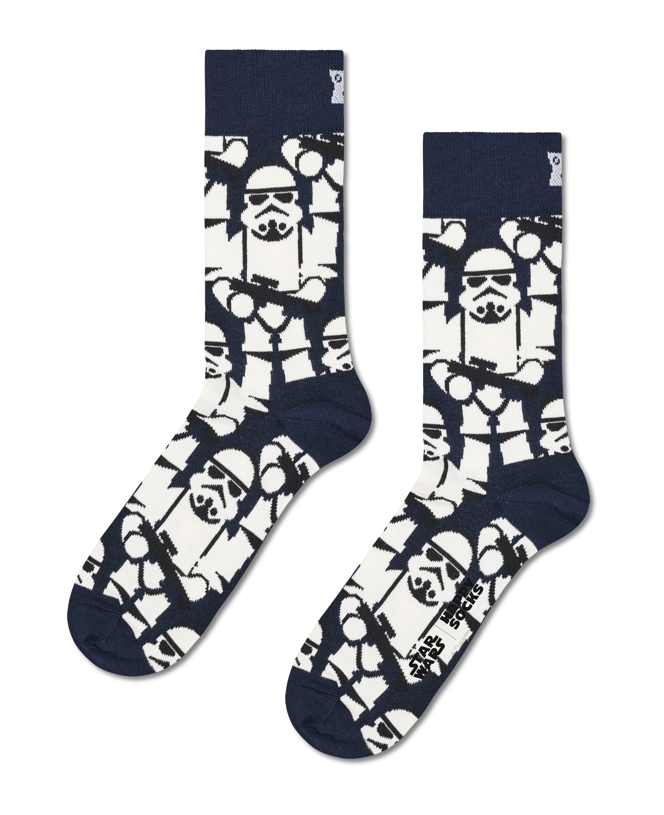 Calcetines HAPPY SOCKS STAR WARS™ Stormtroopers Socks - Azul - foto de producto sobre fondo transparente