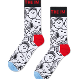 Calcetines HAPPY SOCKS Peanuts The In Crowd Sock - Blanco - foto de producto sobre fondo transparente
