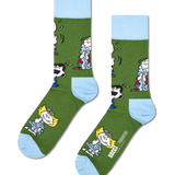 Calcetines HAPPY SOCKS Peanuts Happy Friends Sock - Verde - foto de producto sobre fondo transparente