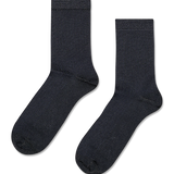 Calcetines HAPPY SOCKS Soft Lurex Short Crew Sock - Negro - foto de producto sobre fondo transparente