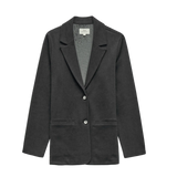 Americana Yerse Cuello Solapa Chocolate - ECRU