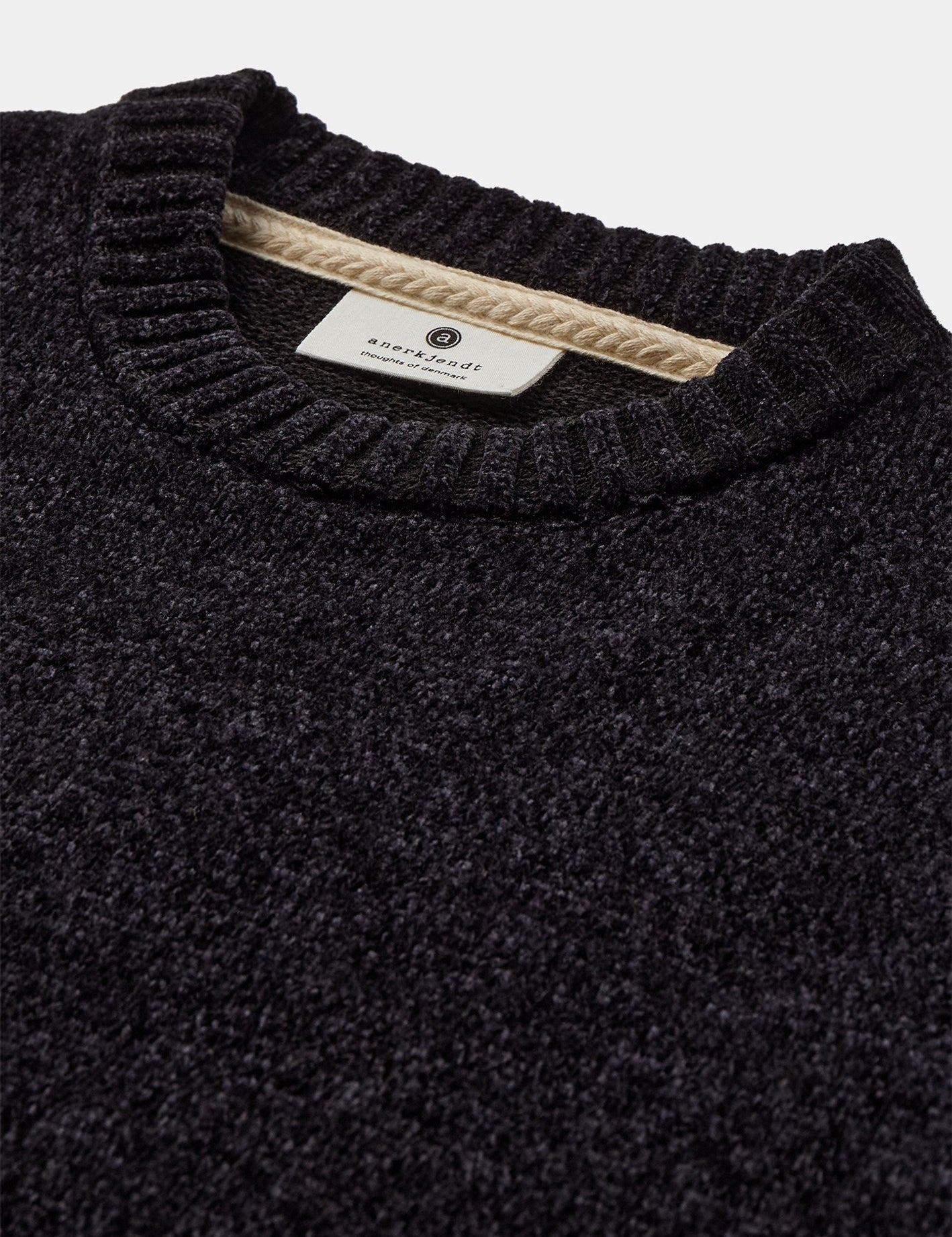 ANERKJENDT Sune Chenille Knit Caviar - foto oficial 2