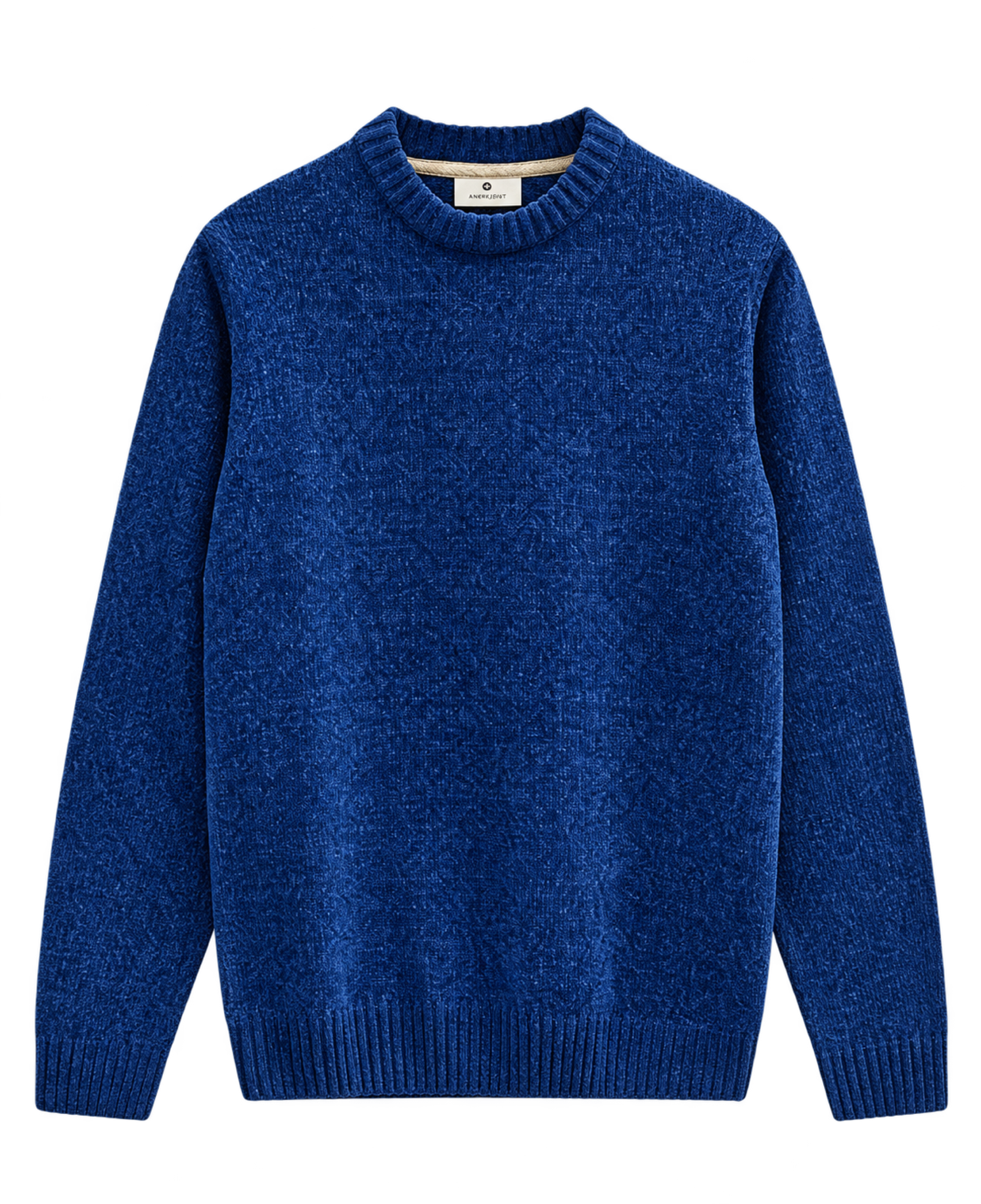 Jersey ANERKJENDT Sune Chenille Knit Estate Blue