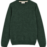 Jersey ANERKJENDT Sune Chenille Knit Hunter Green