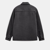Oscar BOILED WOOL OVERSHIRT - Magnet — vista 3