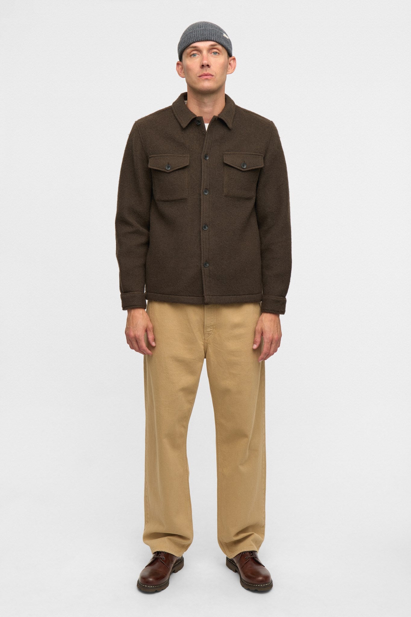 Oscar BOILED WOOL OVERSHIRT - Delicioso — vista 5