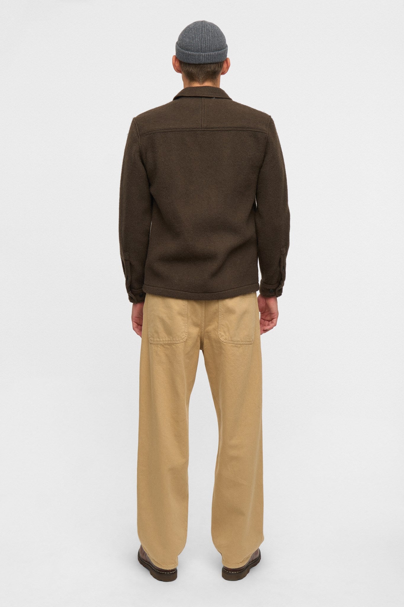Oscar BOILED WOOL OVERSHIRT - Delicioso — vista 7