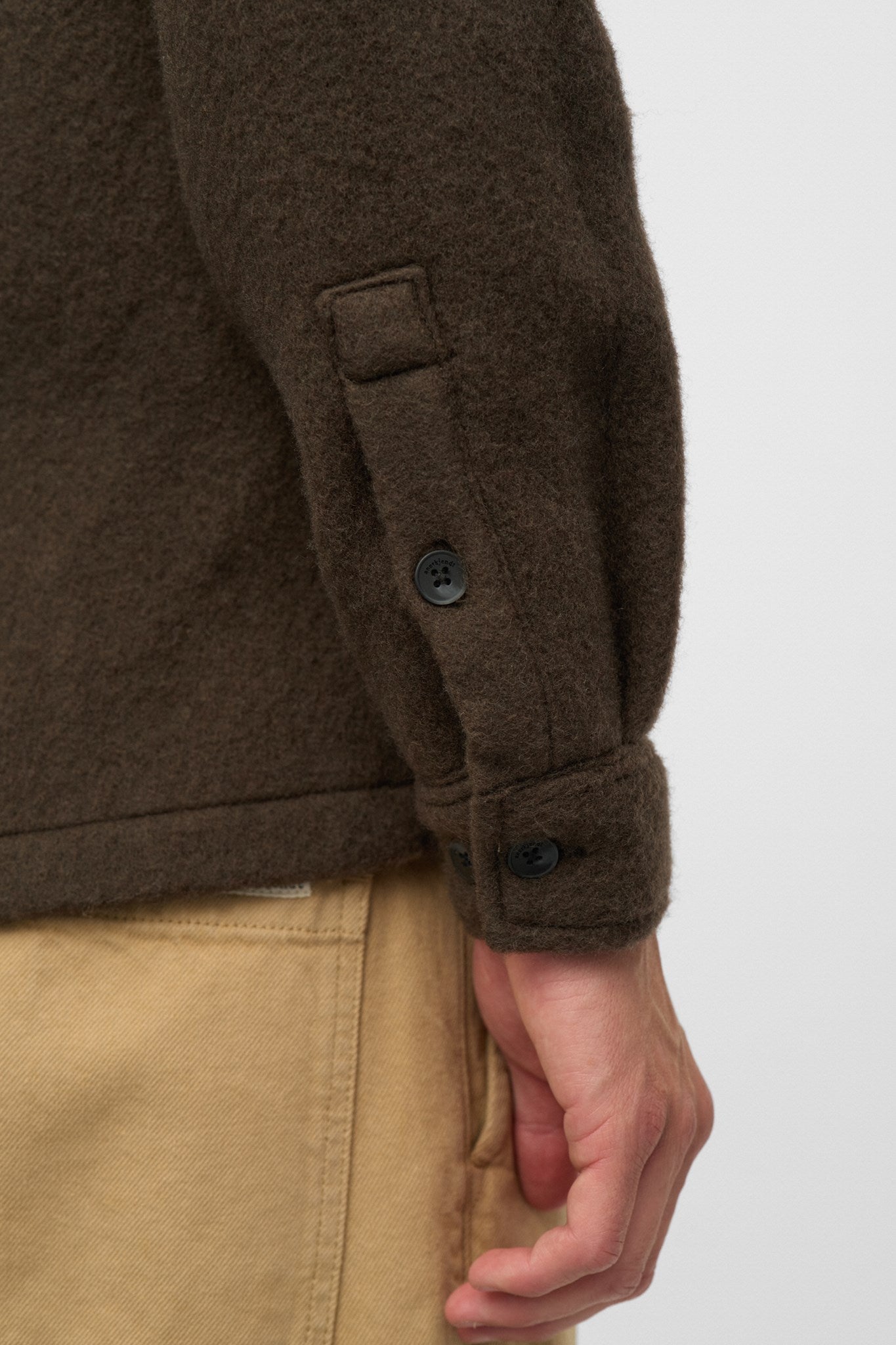 Oscar BOILED WOOL OVERSHIRT - Delicioso — vista 9