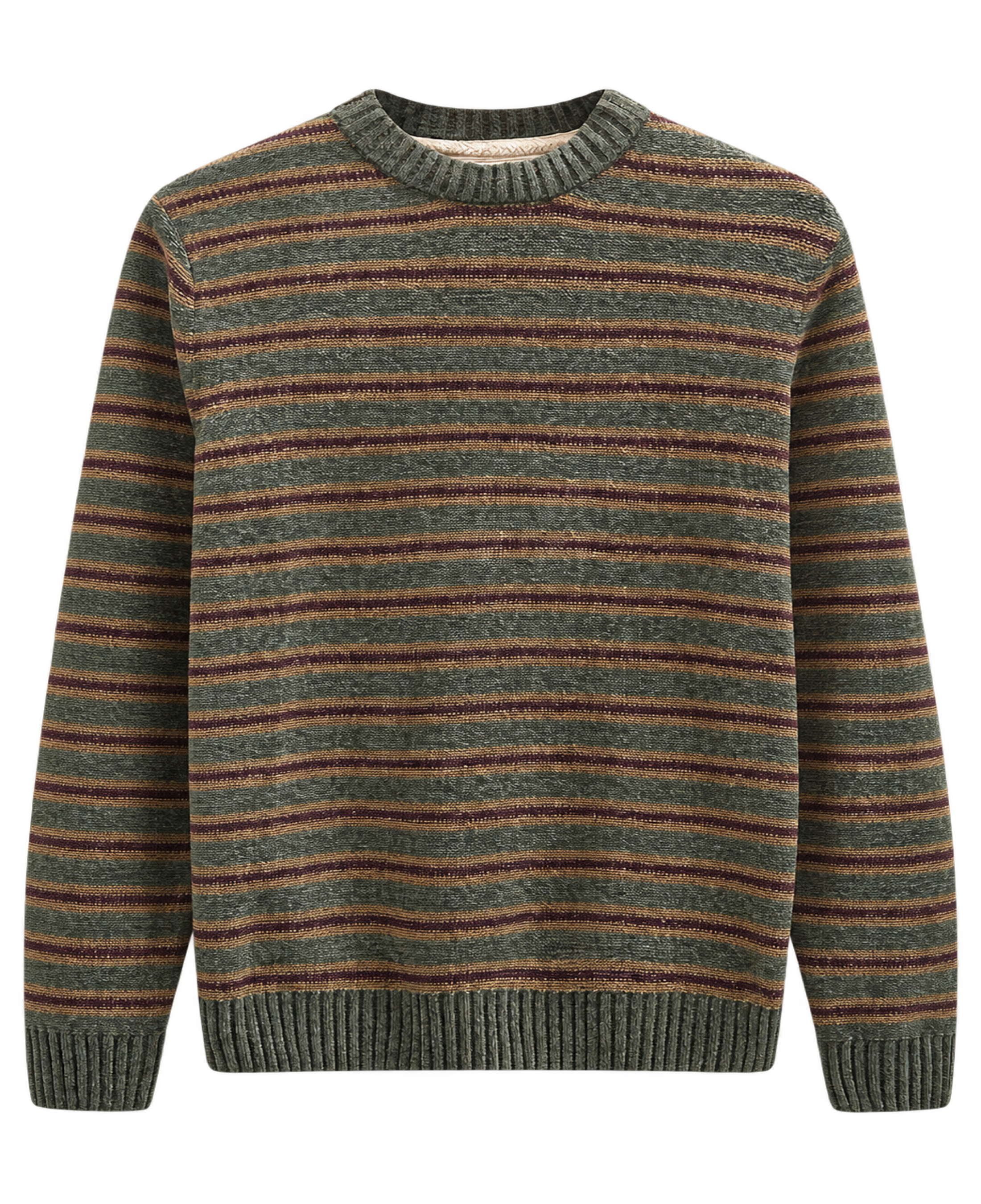 ANERKJENDT Sune Chenille Stripe Forest Night flat transparente