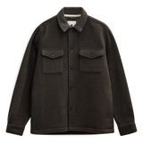 Sobrecamisa ANERKJENDT Oscar Boiled Wool Delicioso, frontal sin fondo