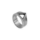 Anillo TwoJeys Triangle Silver - ECRU