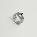 Anillo TwoJeys Triangle Silver - ECRU