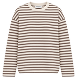 Sudadera ARMEDANGELS Frankaa Maarlen Stripe Undyed Claystone