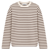 Sudadera ARMEDANGELS Frankaa Maarlen Stripe Undyed Claystone