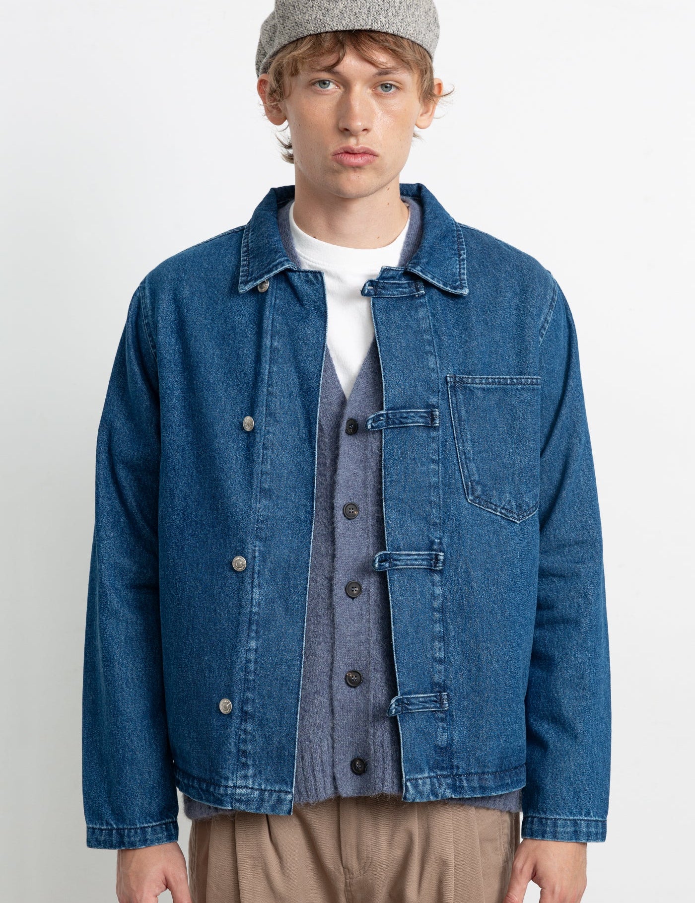 EDMMOND STUDIOS Avail Jacket Stone Wash - detalle