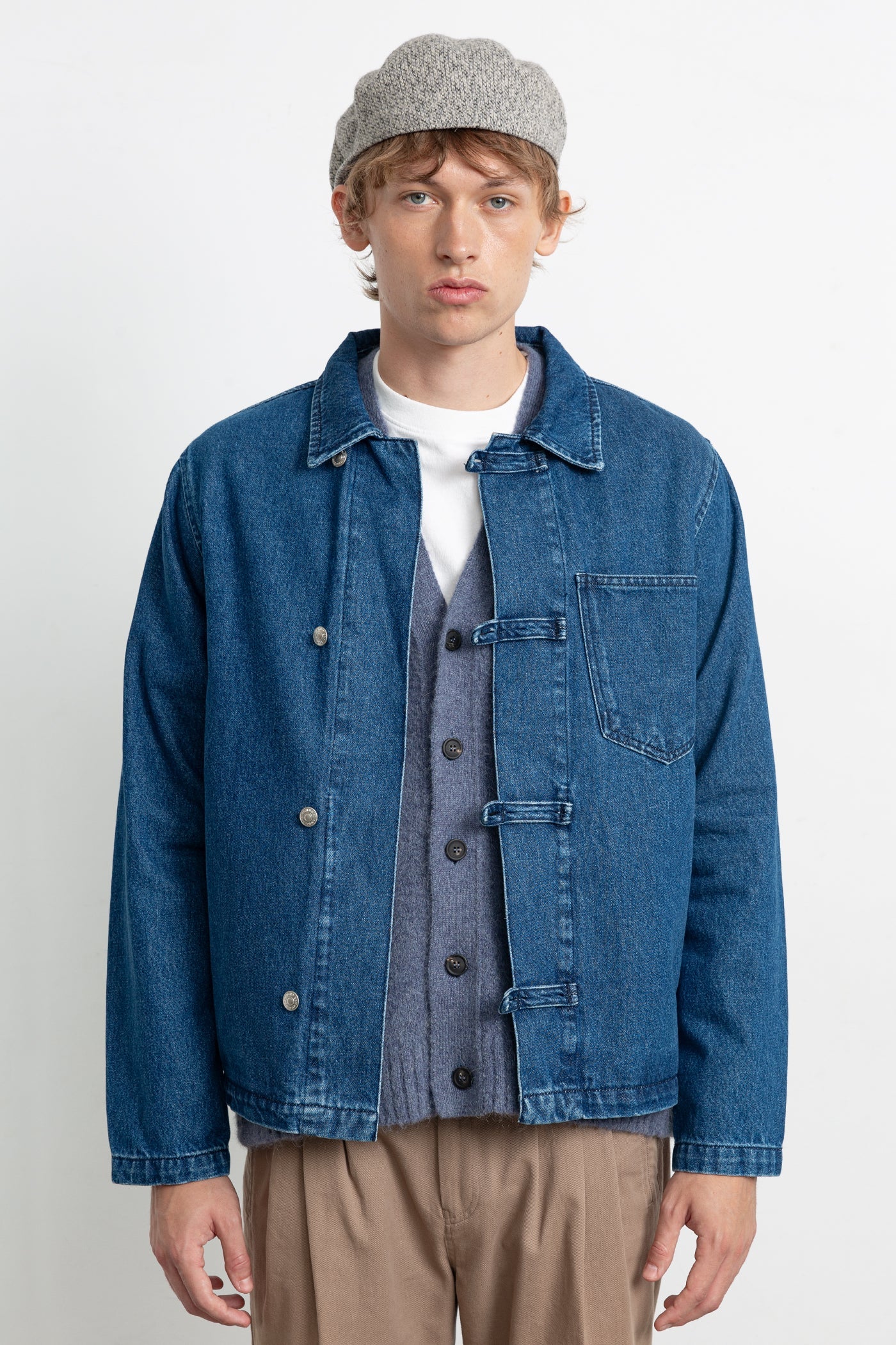 EDMMOND STUDIOS Avail Jacket Stone Wash - detalle