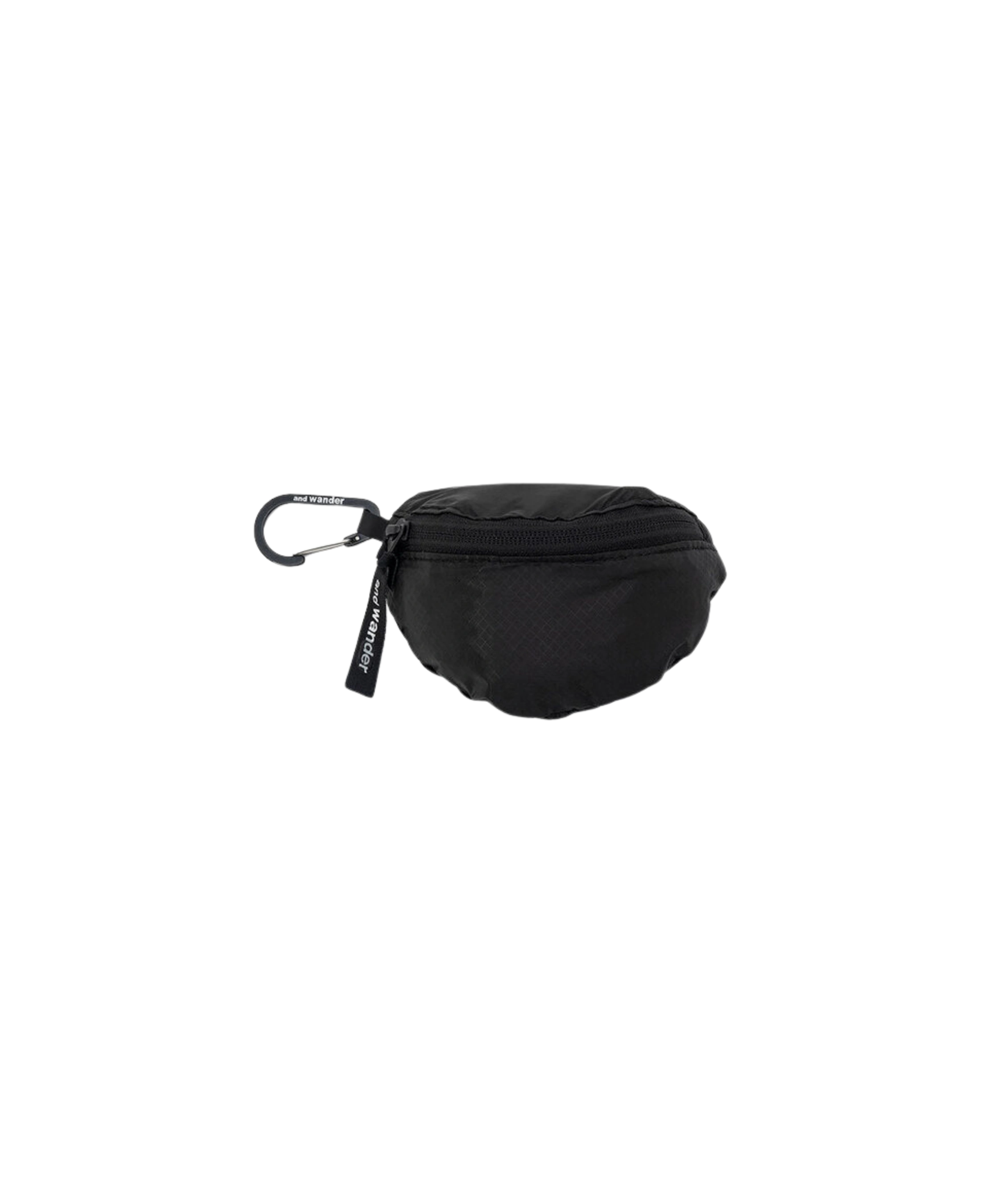 Mini Pouch AND WANDER Sil Black - flat 2200 x 2700 transparente