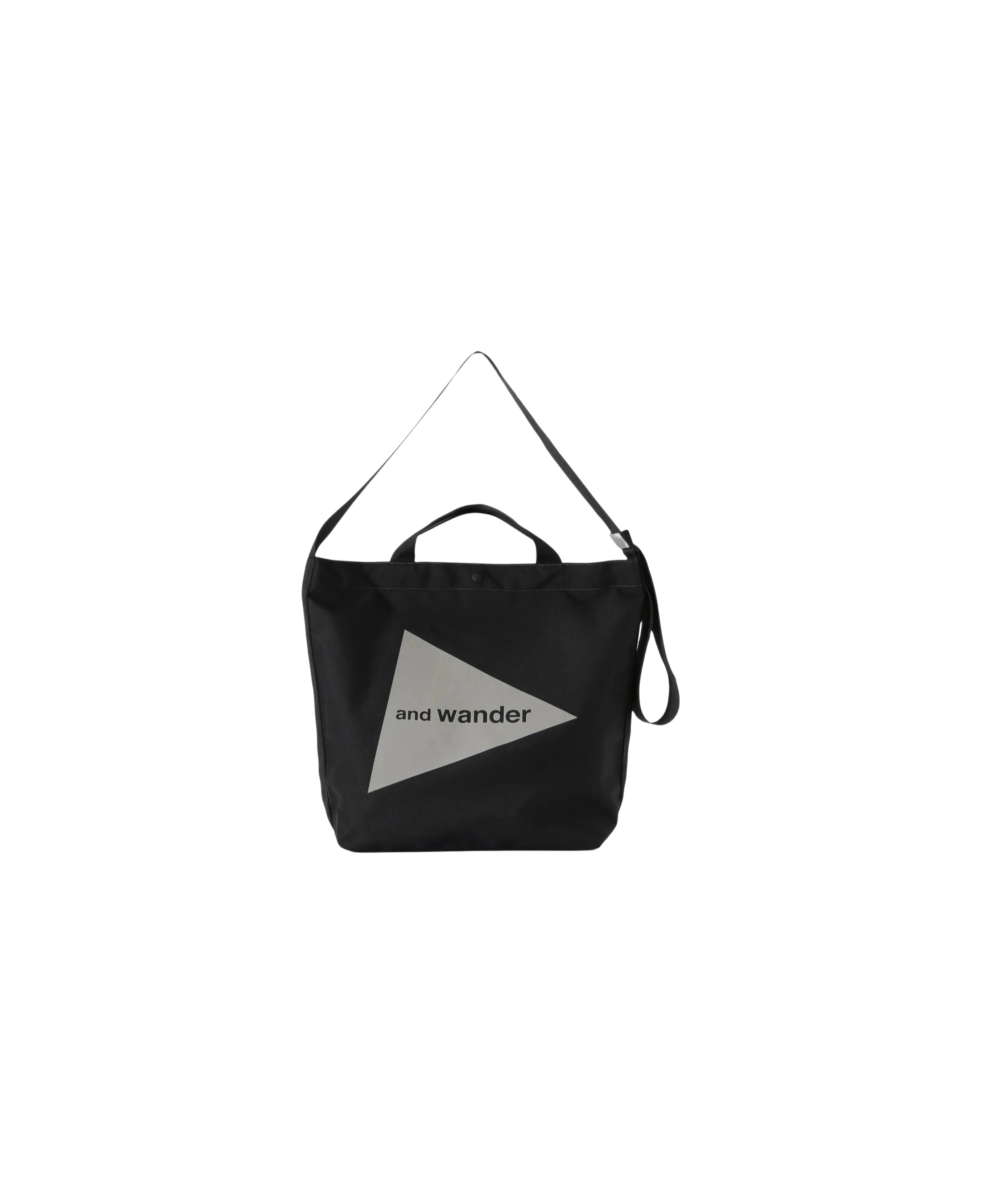 Bolso AND WANDER Recycle OX Logo Tote Bag Black - flat 2200 x 2700 transparente