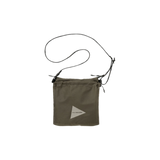 Sacoche AND WANDER Crispy Rip Khaki - flat 2200 x 2700 transparente