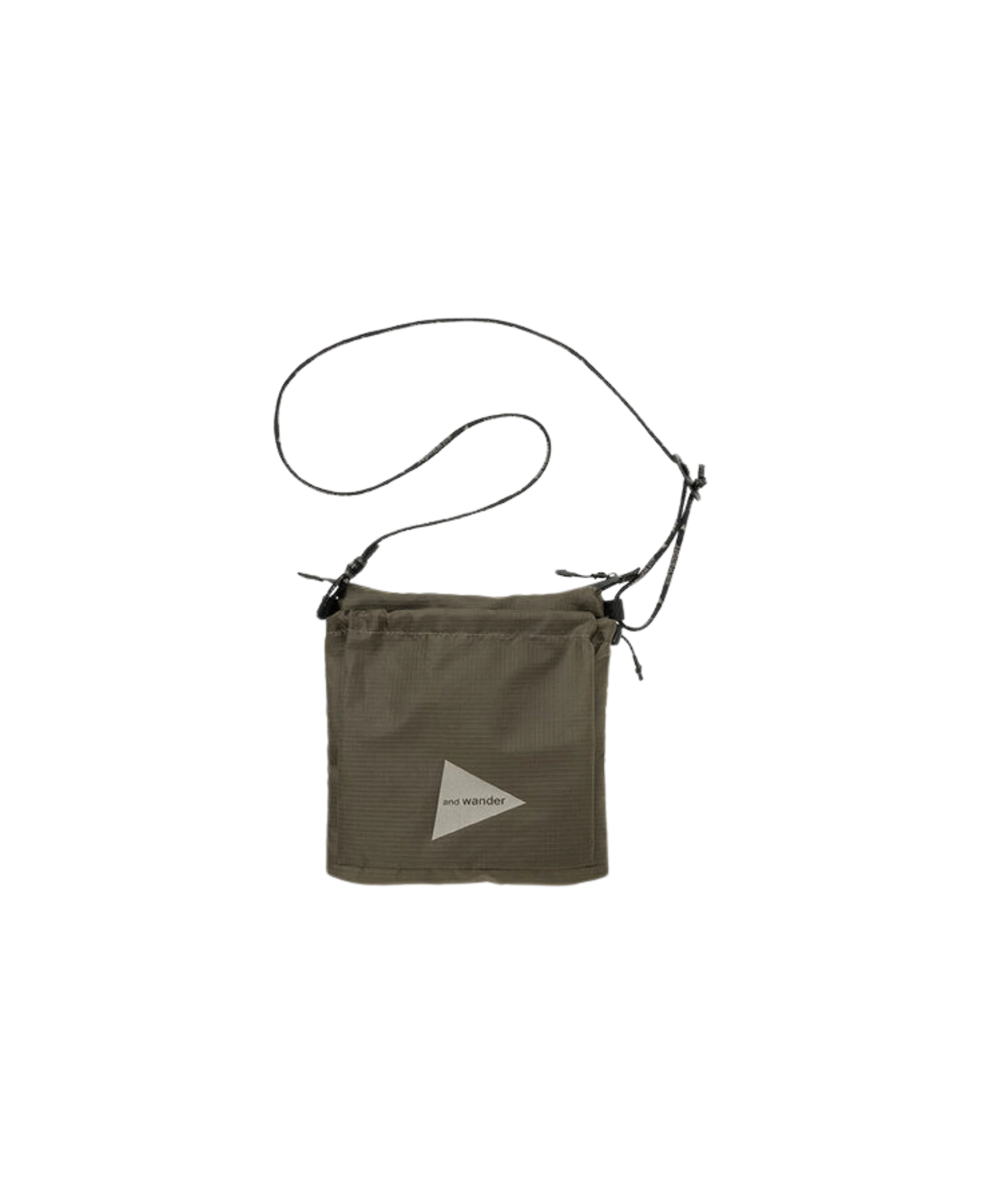 Sacoche AND WANDER Crispy Rip Khaki - flat 2200 x 2700 transparente