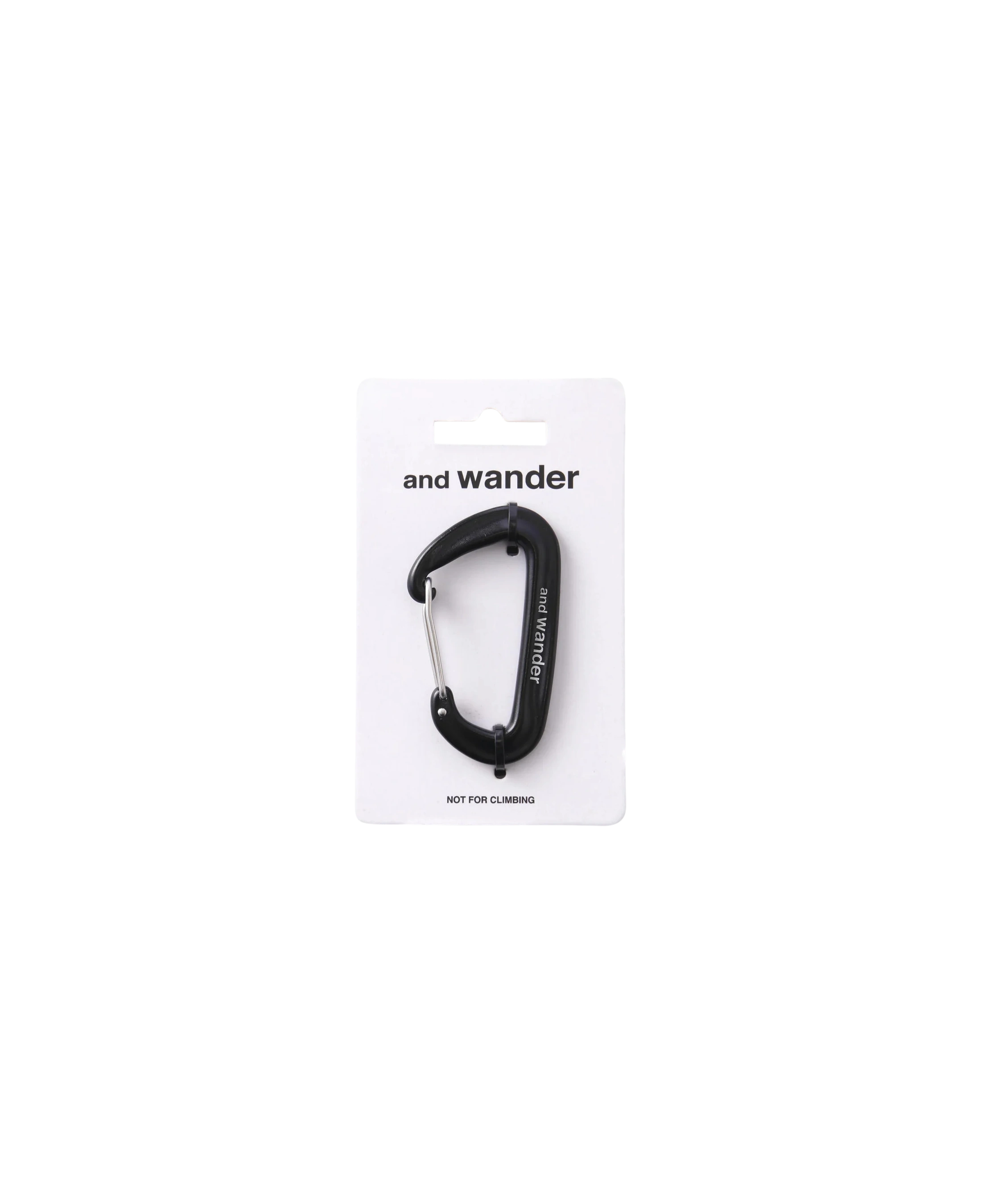Mosquetón AND WANDER Utility Black - flat 2200 x 2700 transparente