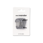 Set de Mini Mosquetones AND WANDER Gray - flat 2200 x 2700 transparente