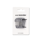 Set de Mini Mosquetones AND WANDER Gray - flat 2200 x 2700 transparente