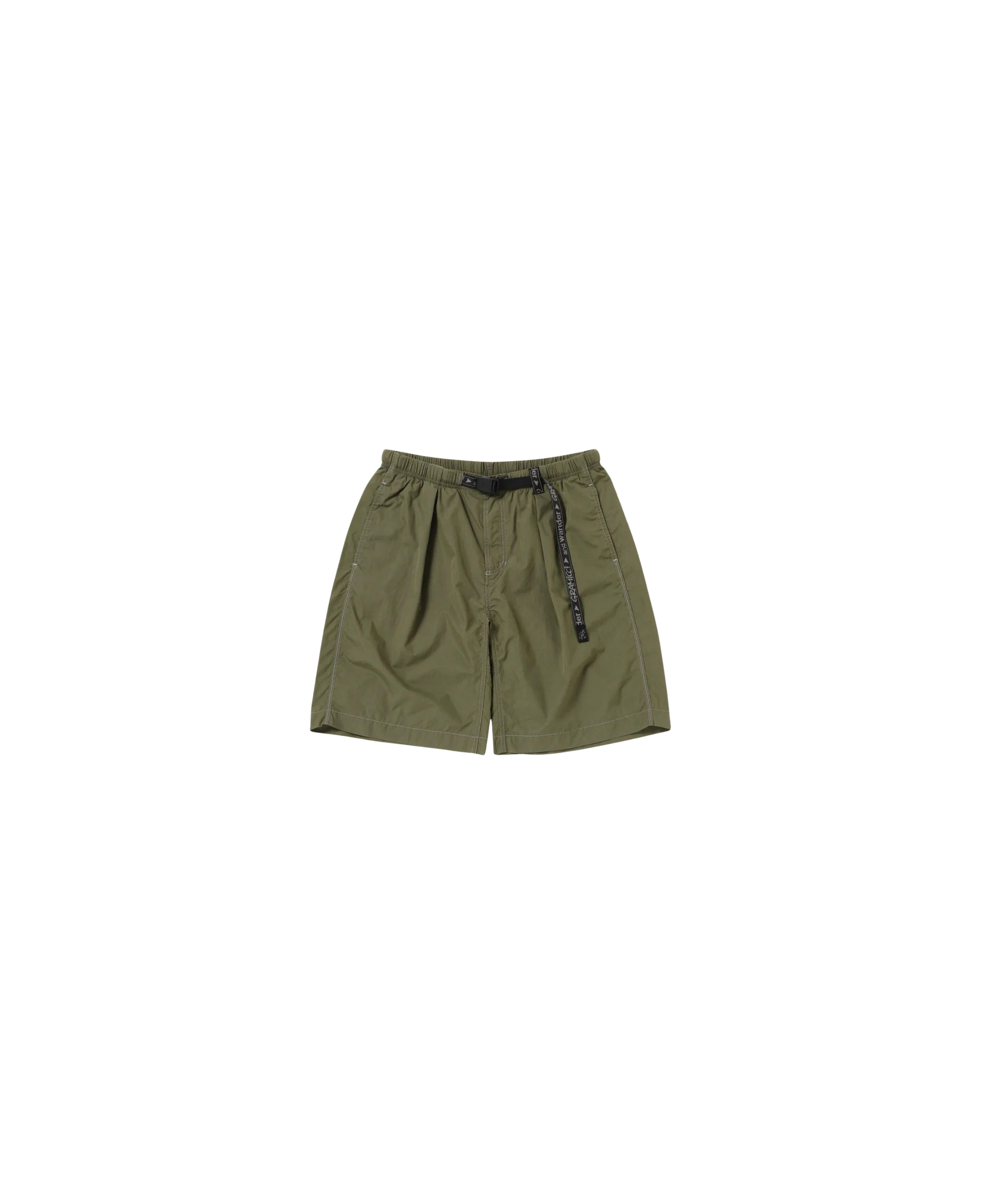 Bermudas AND WANDER x GRAMICCI C/N G-Short Khaki - flat 2200 x 2700 transparente