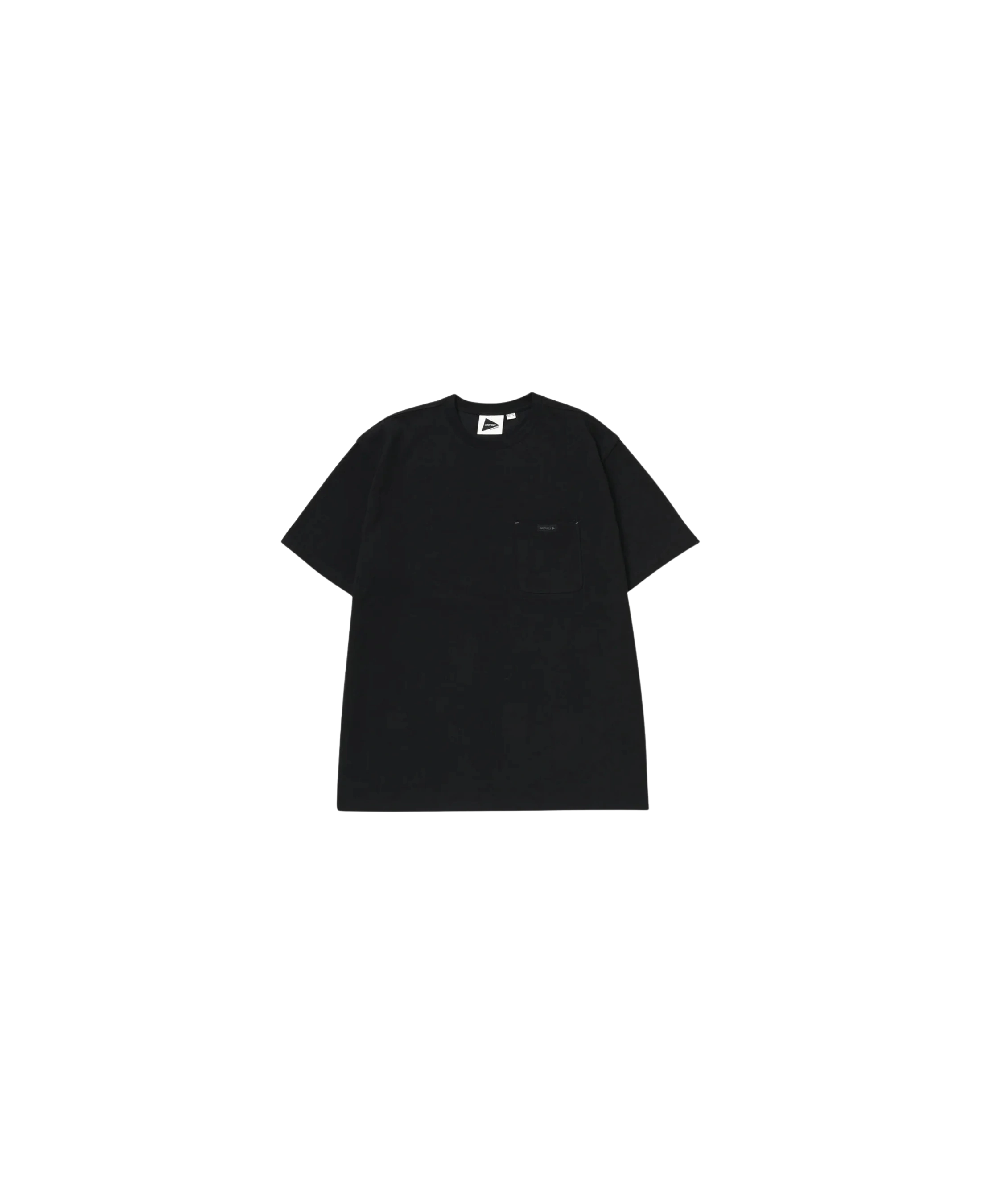 Camiseta AND WANDER x GRAMICCI Backprint S/S Black - flat 2200 x 2700 transparente