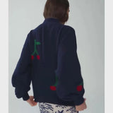 BOBO CHOSES Pullover Kirsche Marine