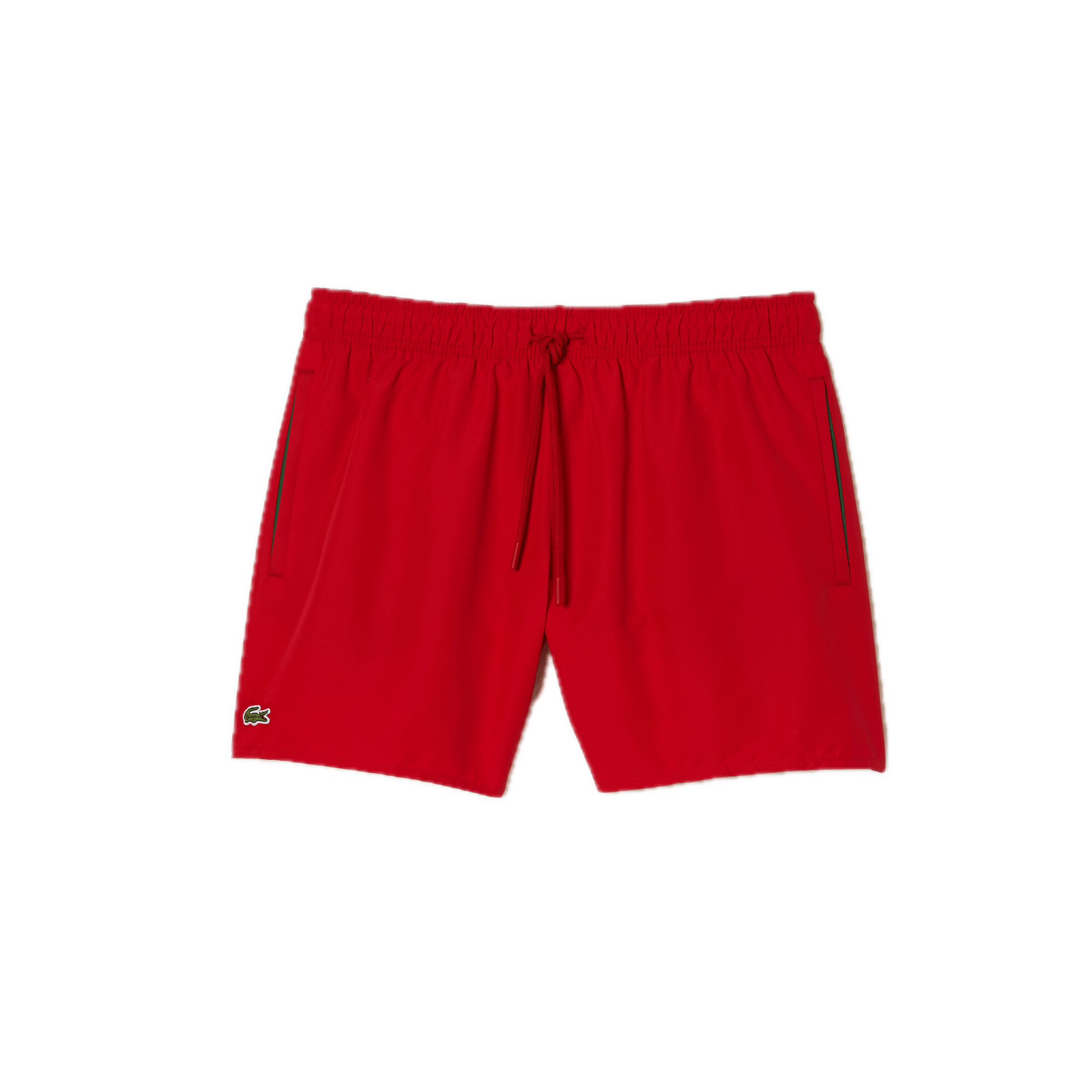 Bañador corto de hombre Lacoste secado rápido Rojo - ECRU