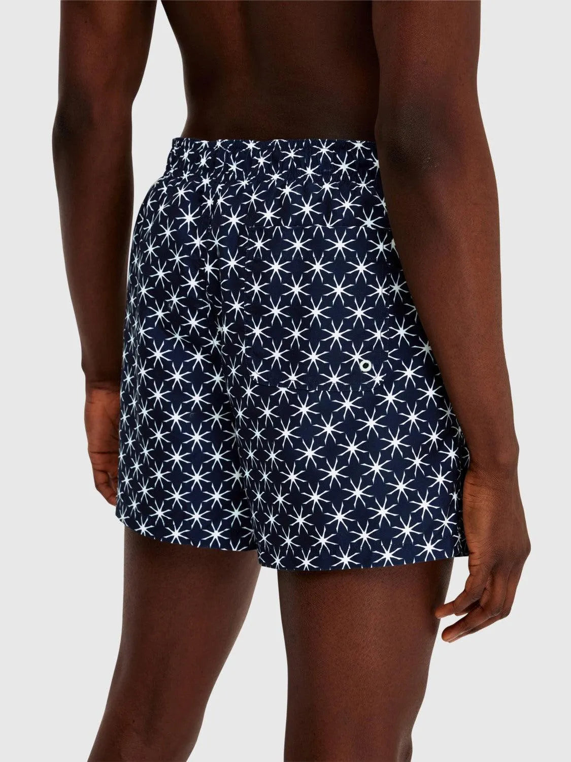 Bañador Selected Dane Mosaic Sky Captain - ECRU