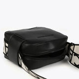 Bolso LOLA CASADEMUNT Bandolera Asas Logotipadas Negro