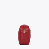 Bolso LOLA CASADEMUNT Bandolera Rombos Monograma Rojo