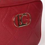 Bolso LOLA CASADEMUNT Bandolera Rombos Monograma Rojo