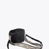 Bolso LOLA CASADEMUNT Bandolera Rombos Monograma Negro