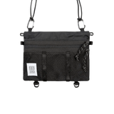 Bandolera Topo Designs Mountain Accesory Shoulder Bag Black - ECRU