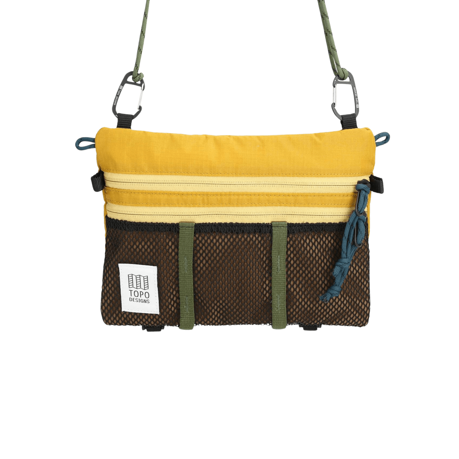Bandolera Topo Designs Mountain Accesory Shoulder Bag Mustard - ECRU