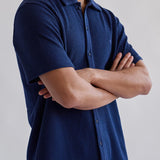 TWOTHIRDS Bayonneise Navy Blue Shirt