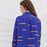 Camisa KUBRICK Azul Klein — fotografía oficial 2