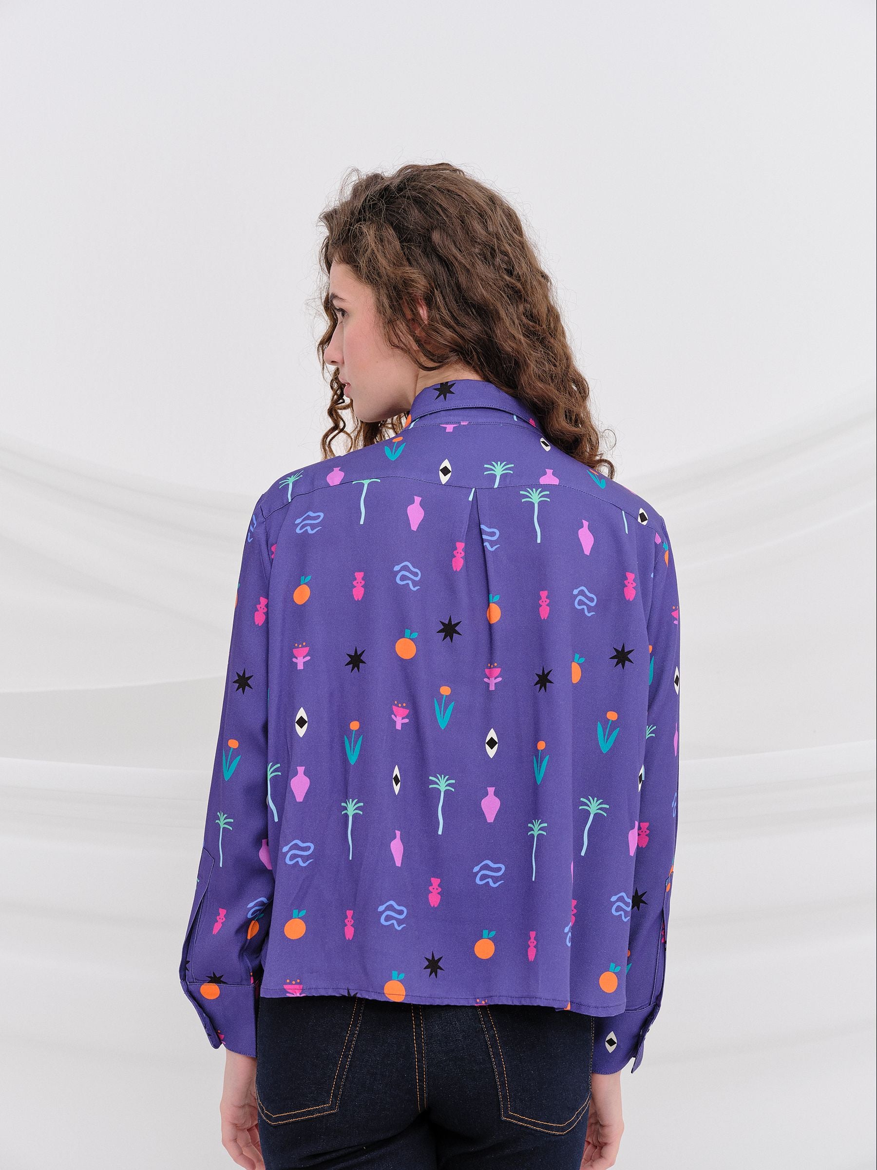 Camisa KUBRICK Morado — fotografía oficial 2