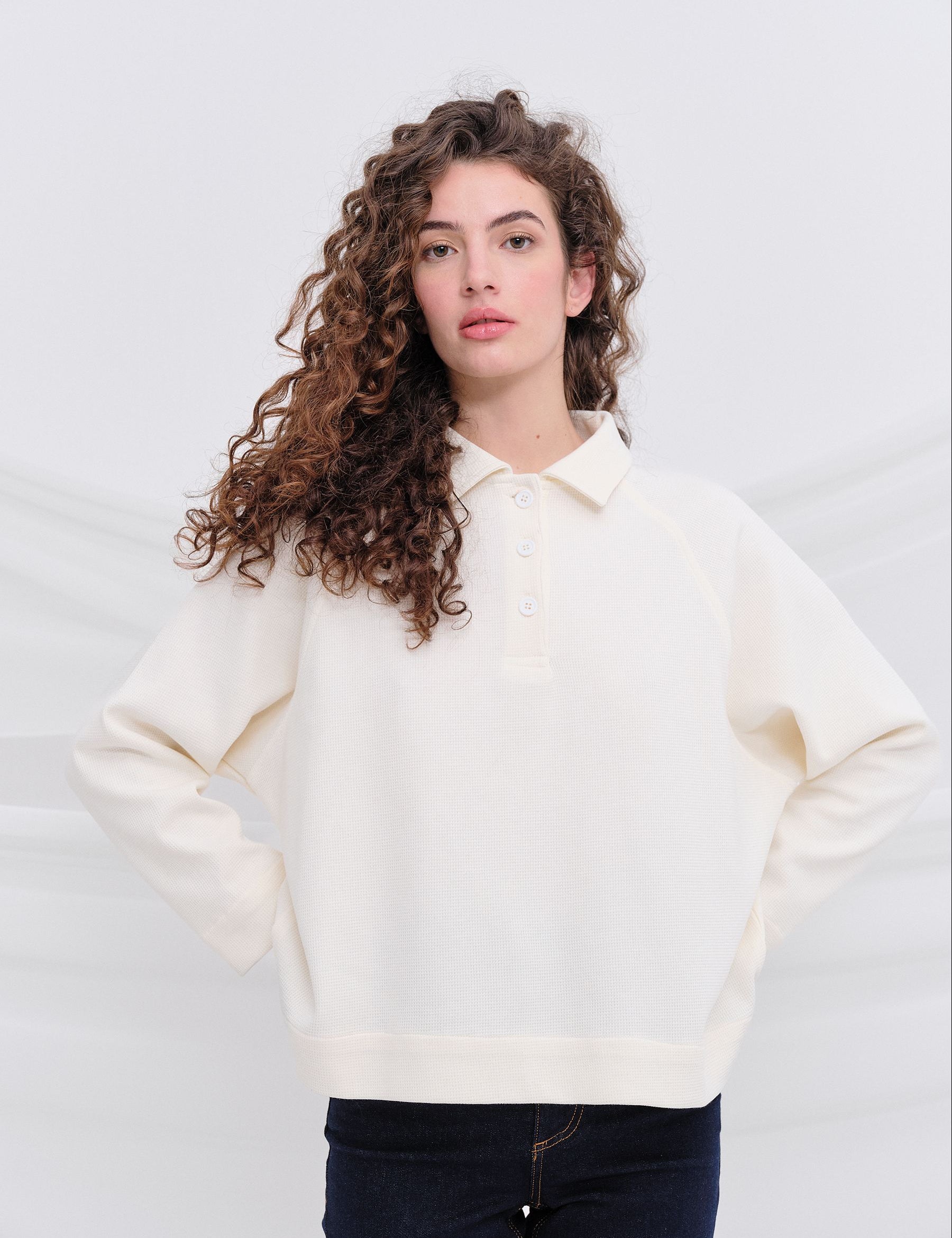 Sudadera IKALUK Blanco — fotografía oficial 1