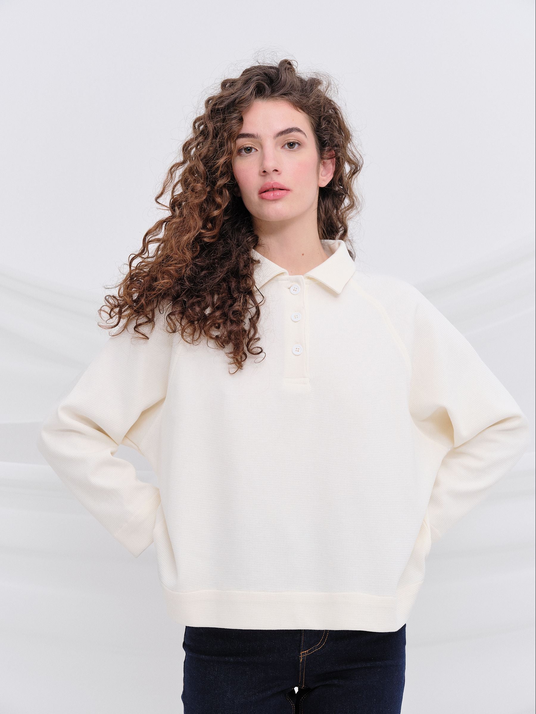 Sudadera IKALUK Blanco — fotografía oficial 1