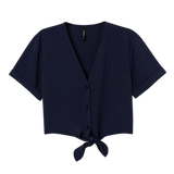 TIFFOSI Benjamin Navy Blue Blouse